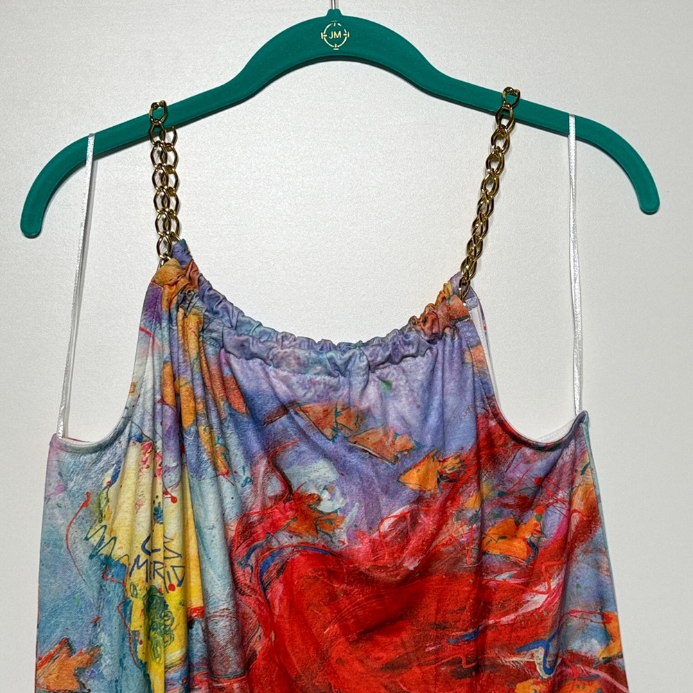 Leoma Lovegrove Mermaid Print Art to Wear Swim Cover- Up Dress- Never Worn - Picture 5 of 17